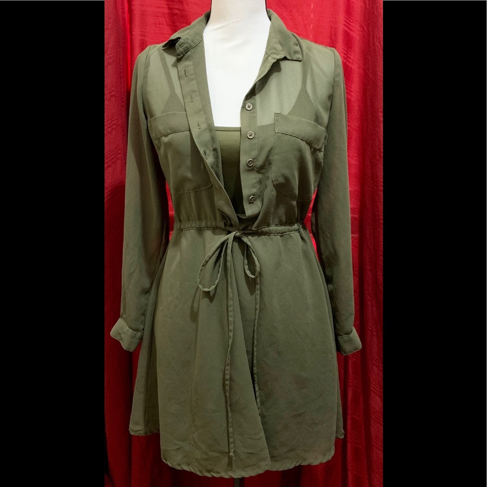 Charlotte Russe Olive green dress